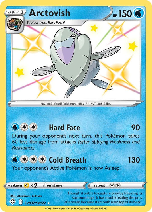 Arctovish SV037  - Holofoil Shining Fates Shiny Vault - Shiny Holo Rare