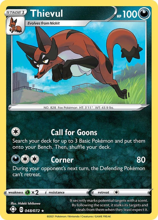 Thievul 048  - Holofoil Shining Fates - Holo Rare