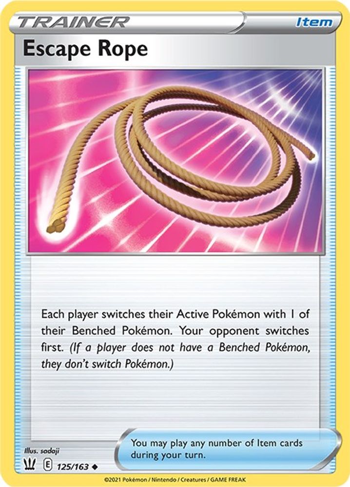 Escape Rope 125  SWSH05 Battle Styles - Uncommon