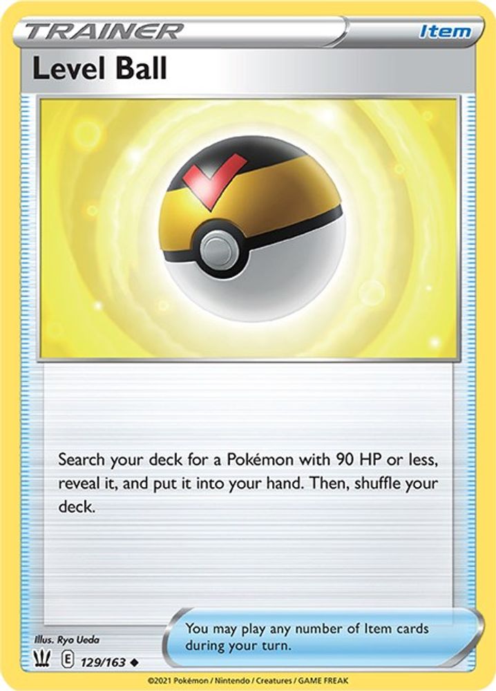 Level Ball 129  - Reverse Holofoil SWSH05 Battle Styles - Uncommon