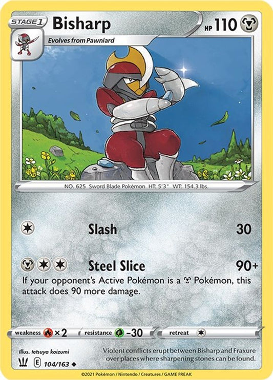 Bisharp 104  SWSH05 Battle Styles - Uncommon
