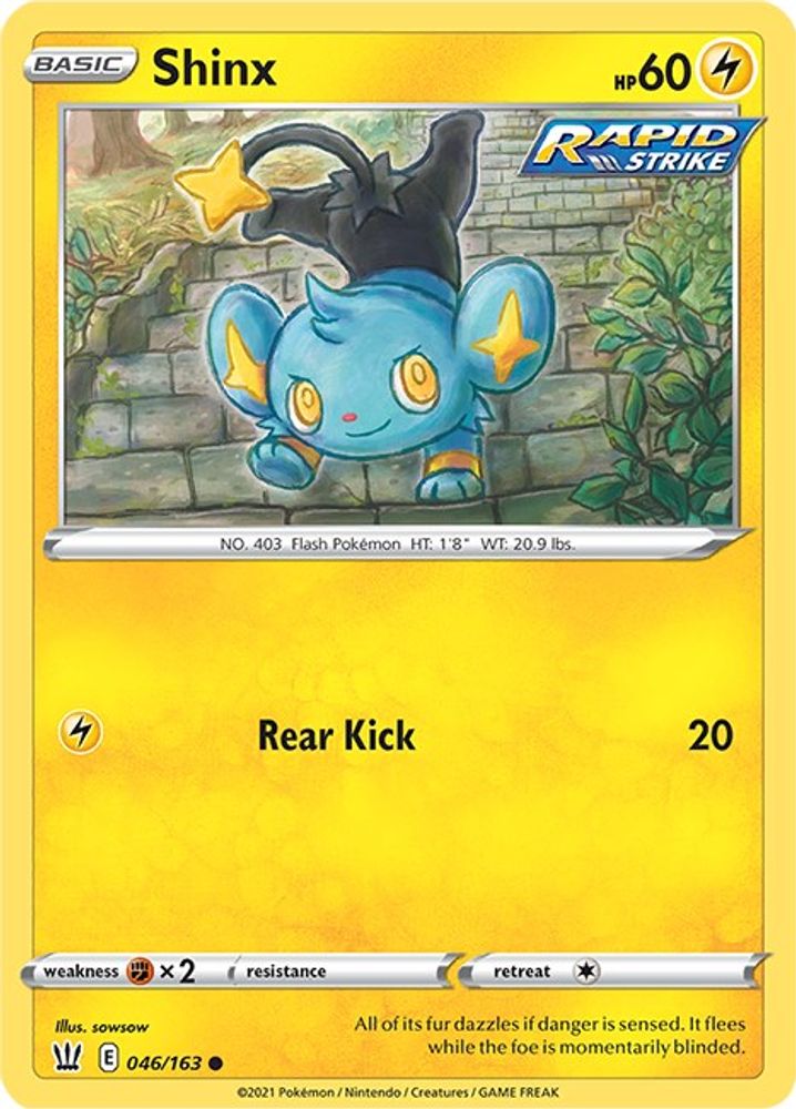 Shinx 046  SWSH05 Battle Styles - Common