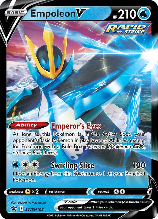 Empoleon V SWSH108  - Holofoil SWSH Sword & Shield Promo Cards - Promo