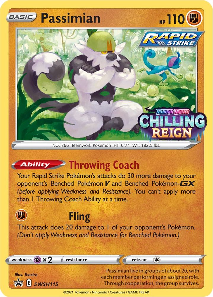Passimian (Prerelease) SWSH115  - Holofoil SWSH Sword & Shield Promo Cards - Promo