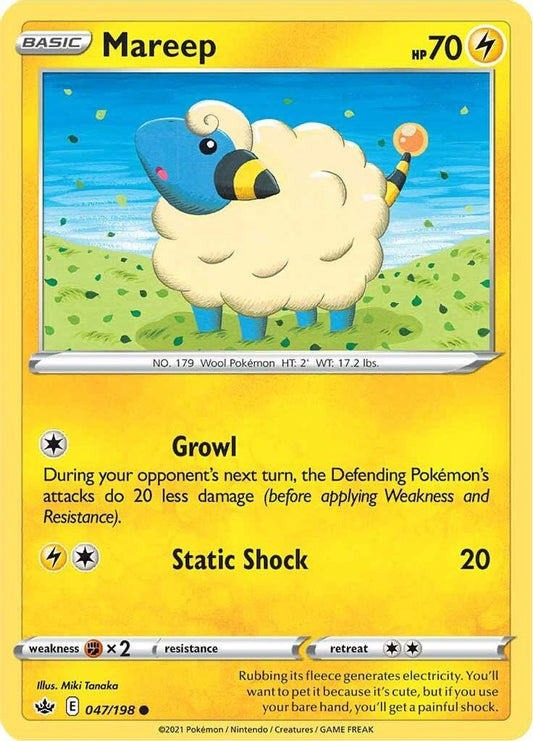 Mareep 047  SWSH06 Chilling Reign - Common