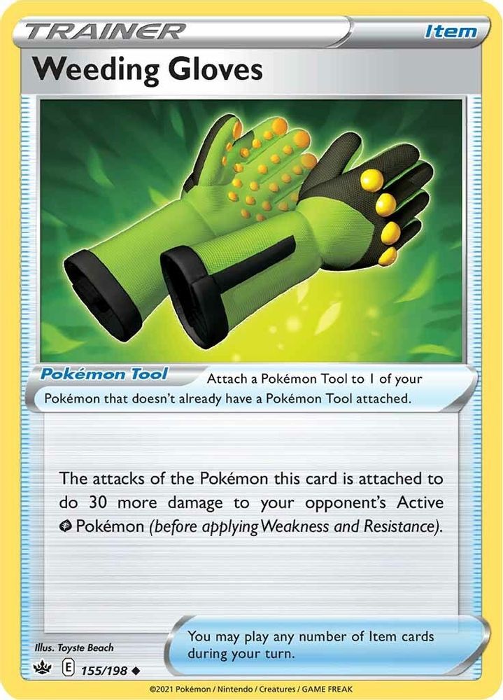 Weeding Gloves 155  SWSH06 Chilling Reign - Uncommon