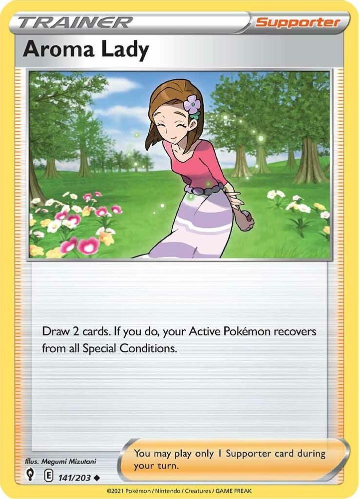 Aroma Lady 141  SWSH07 Evolving Skies - Uncommon