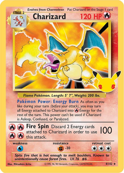 Charizard 004 - Holofoil Celebrations Classic Collection - Classic Collection