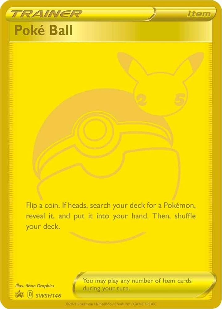 Poke Ball SWSH146  - Holofoil SWSH Sword & Shield Promo Cards - Promo