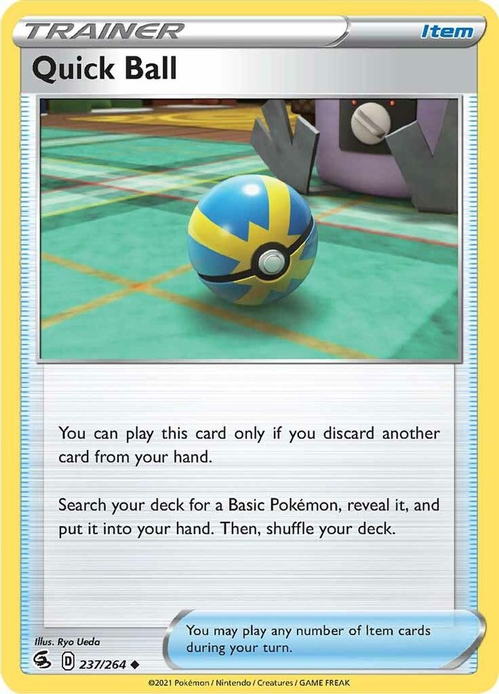 Quick Ball 237  SWSH08 Fusion Strike - Uncommon