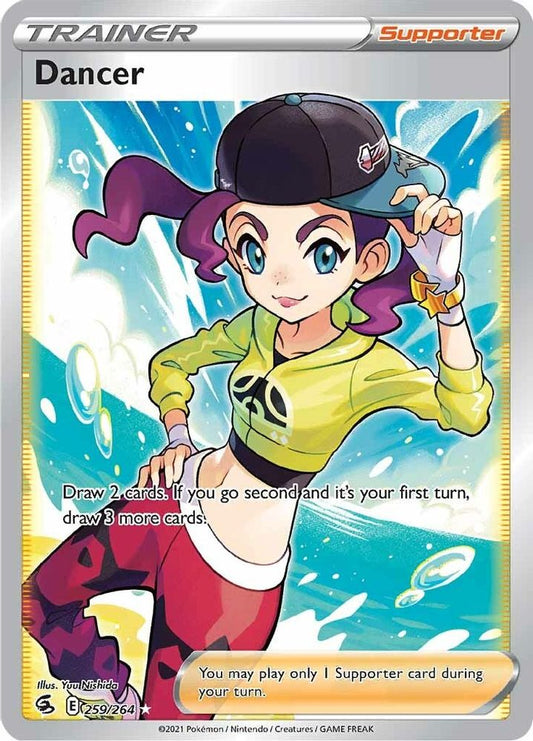 Dancer (Full Art) 259  - Holofoil SWSH08 Fusion Strike - Ultra Rare
