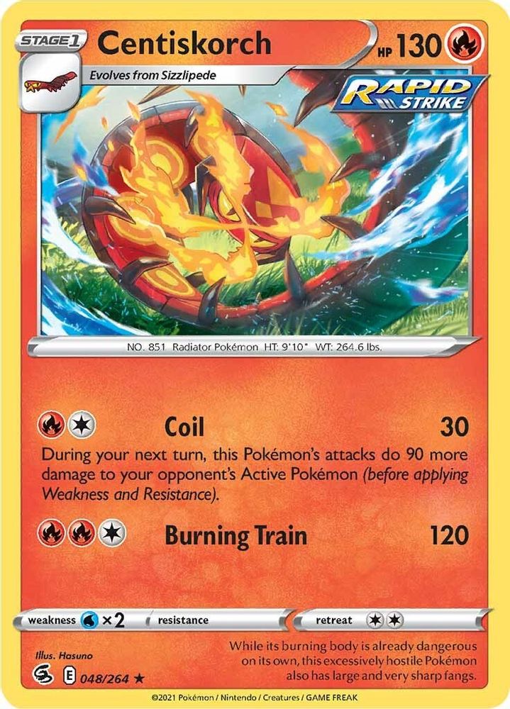 Centiskorch (48) (48) 048  SWSH08 Fusion Strike - Rare
