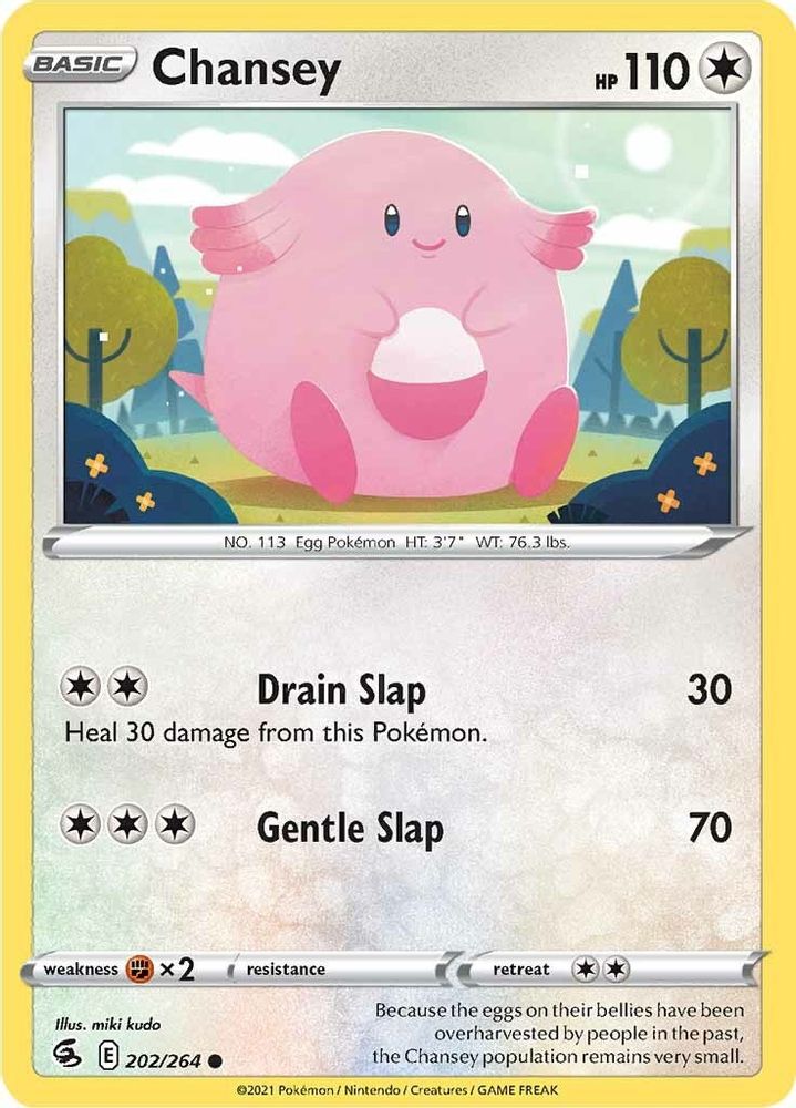 Chansey 202  SWSH08 Fusion Strike - Common