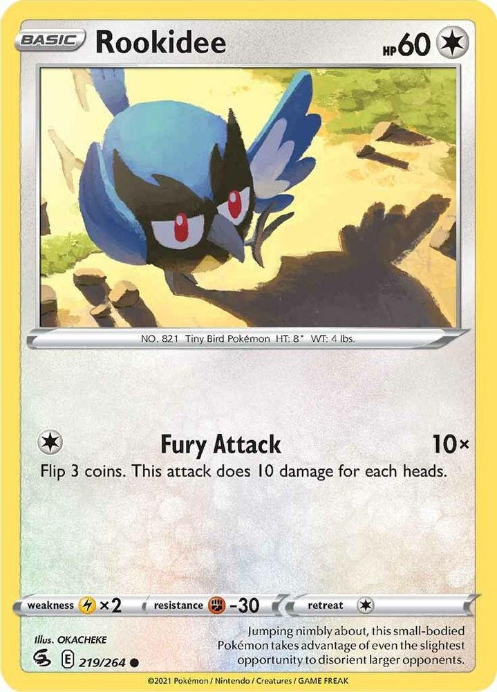 Rookidee 219  SWSH08 Fusion Strike - Common