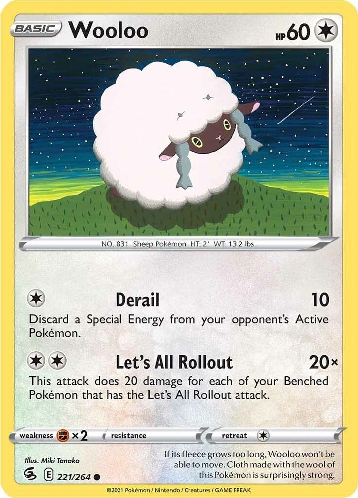 Wooloo (221) (221) 221  SWSH08 Fusion Strike - Common