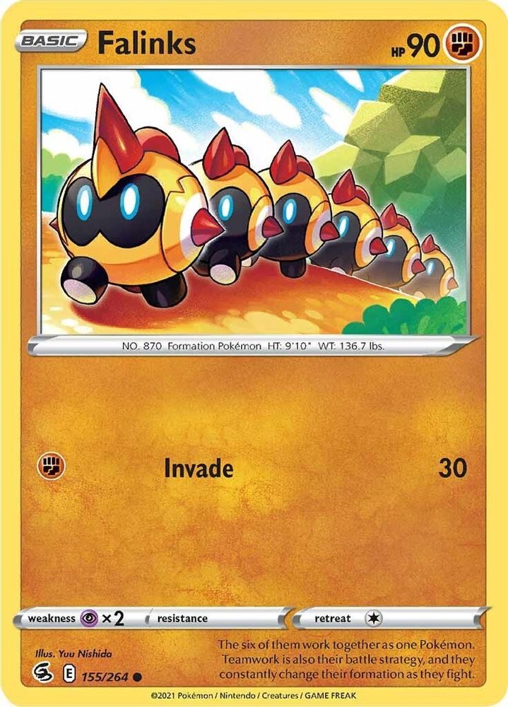 Falinks (155) (155) 155  - Reverse Holofoil SWSH08 Fusion Strike - Common