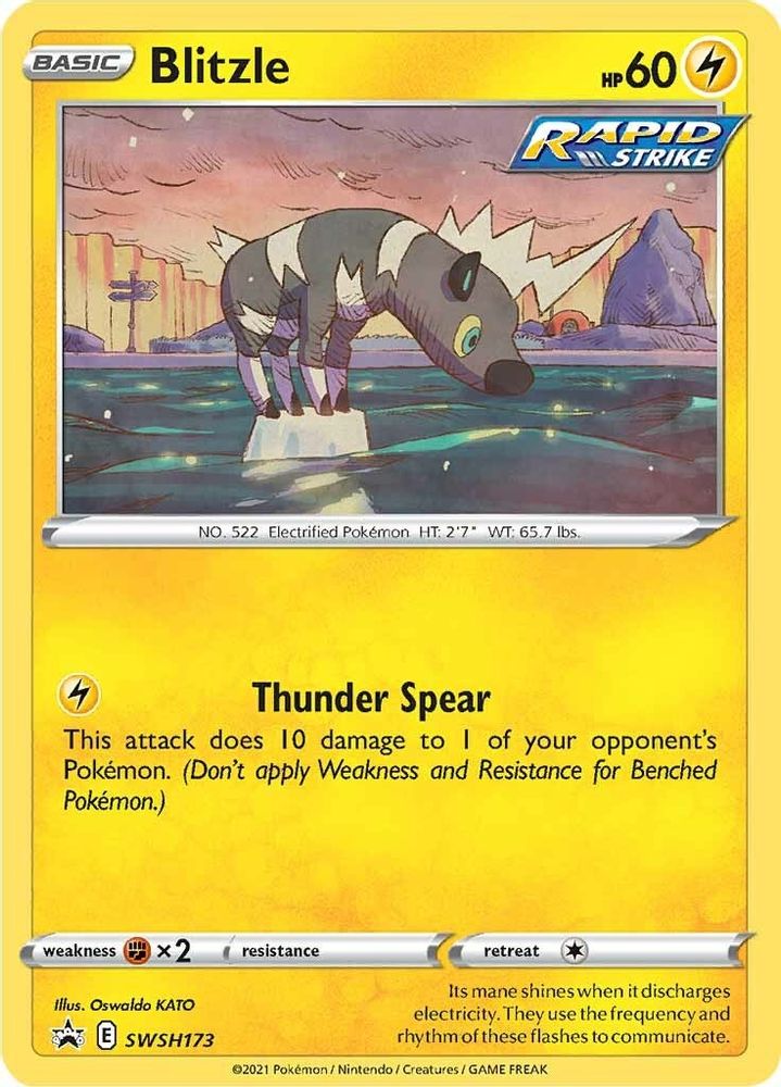 Blitzle SWSH173  - Holofoil SWSH Sword & Shield Promo Cards - Promo