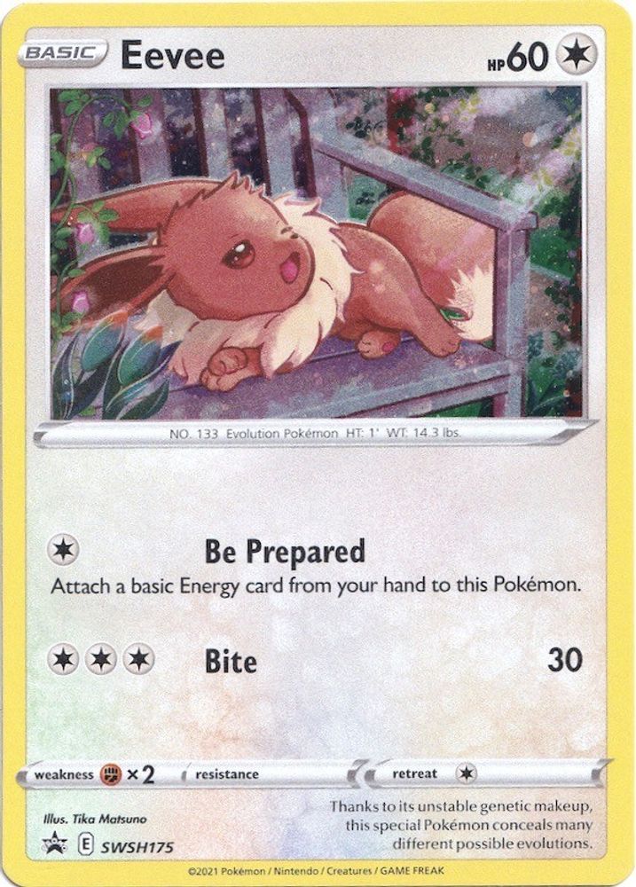 Eevee SWSH175  - Holofoil SWSH Sword & Shield Promo Cards - Promo