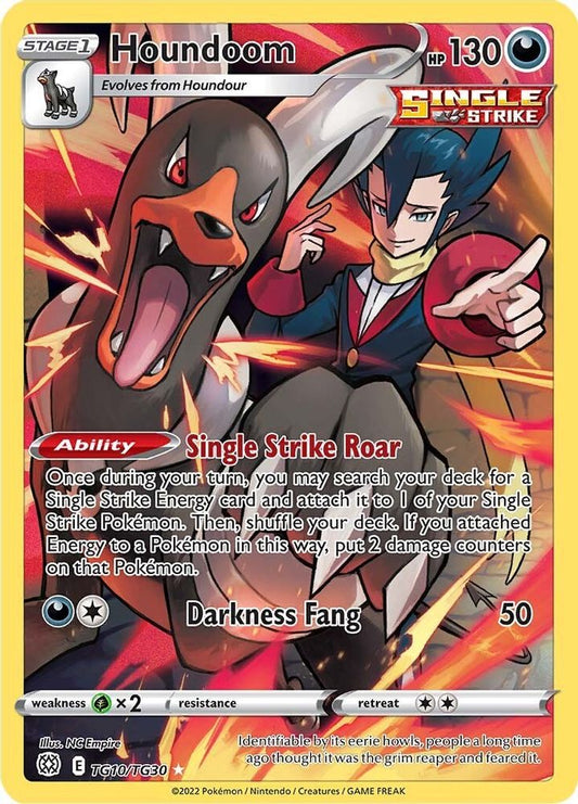 Houndoom TG10  - Holofoil SWSH09 Brilliant Stars Trainer Gallery - Ultra Rare