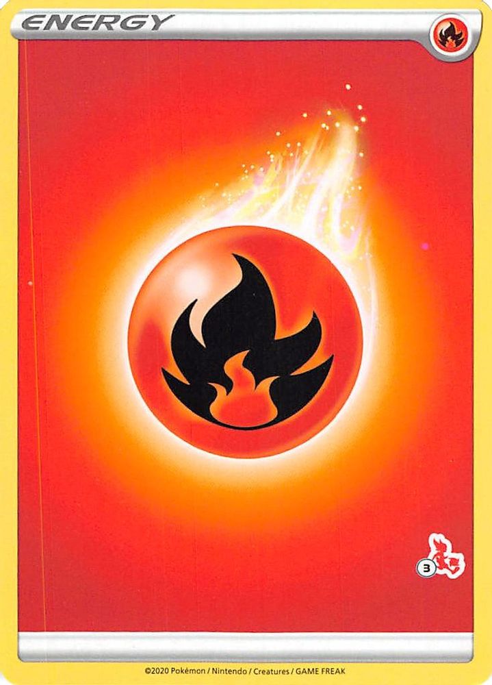 Fire Energy (#3 Cinderace Stamped)  Battle Academy 2022 - Promo