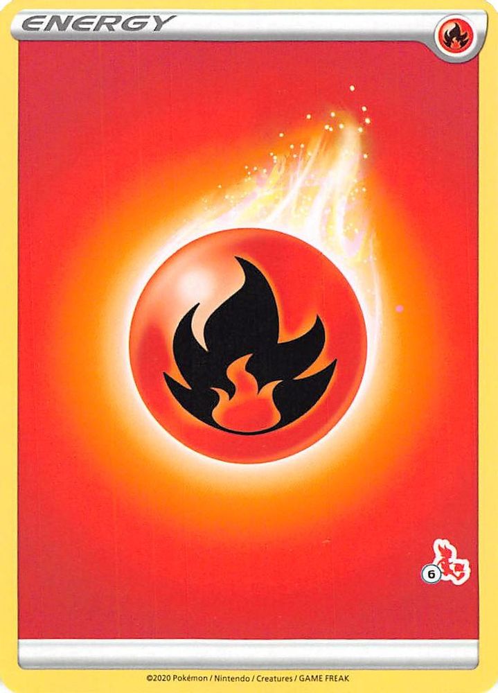Fire Energy (#6 Cinderace Stamped)  Battle Academy 2022 - Promo
