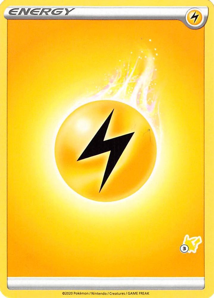 Lightning Energy (#3 Pikachu Stamped)  Battle Academy 2022 - Promo