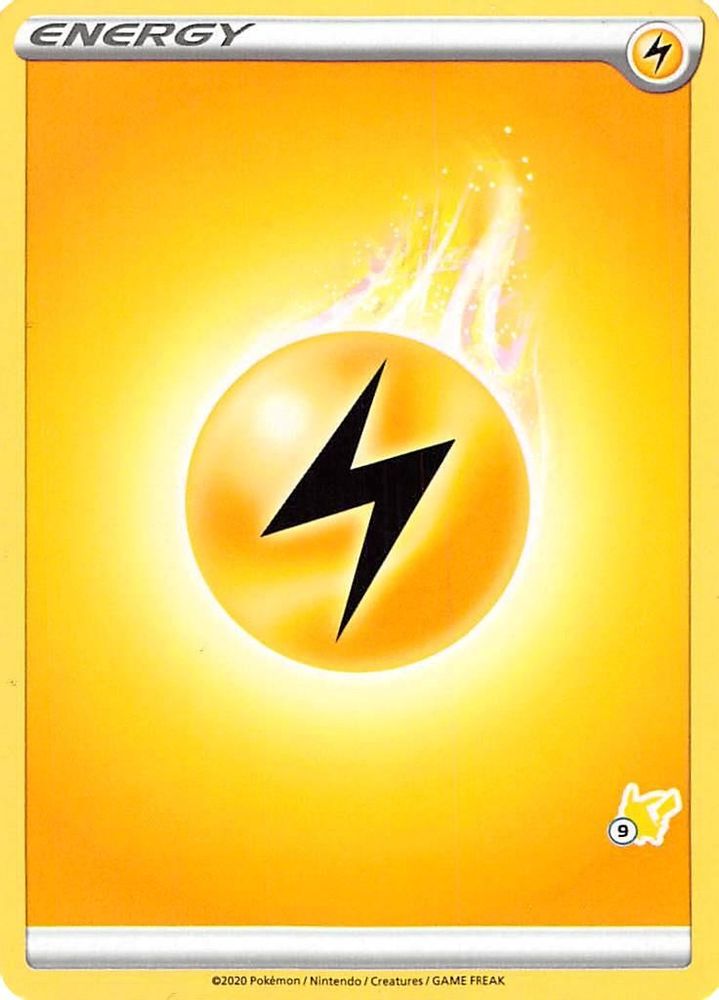 Lightning Energy (#9 Pikachu Stamped)  Battle Academy 2022 - Promo