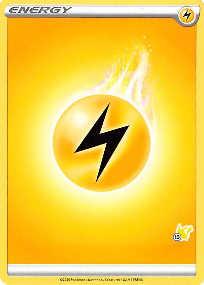 Lightning Energy (#19 Pikachu Stamped)  Battle Academy 2022 - Promo