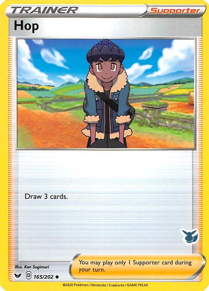 Hop - 165/202 (Eevee Stamped)/202  Battle Academy 2022 - Promo