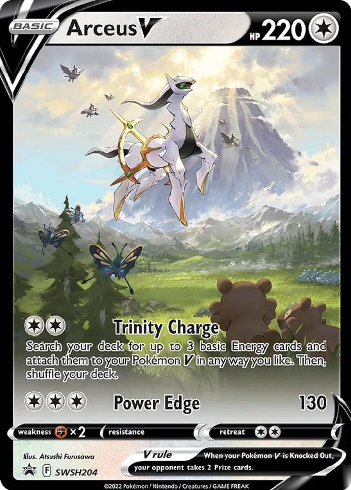 Arceus V SWSH204  - Holofoil SWSH Sword & Shield Promo Cards - Promo