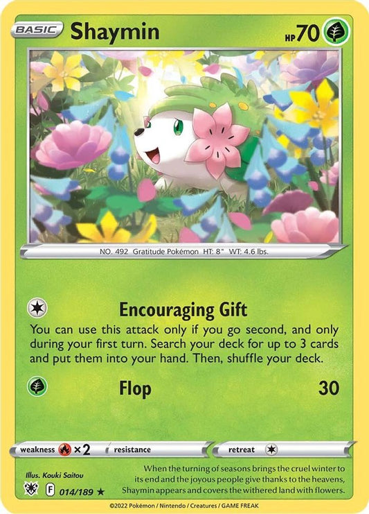 Shaymin 014  - Reverse Holofoil SWSH10 Astral Radiance - Rare