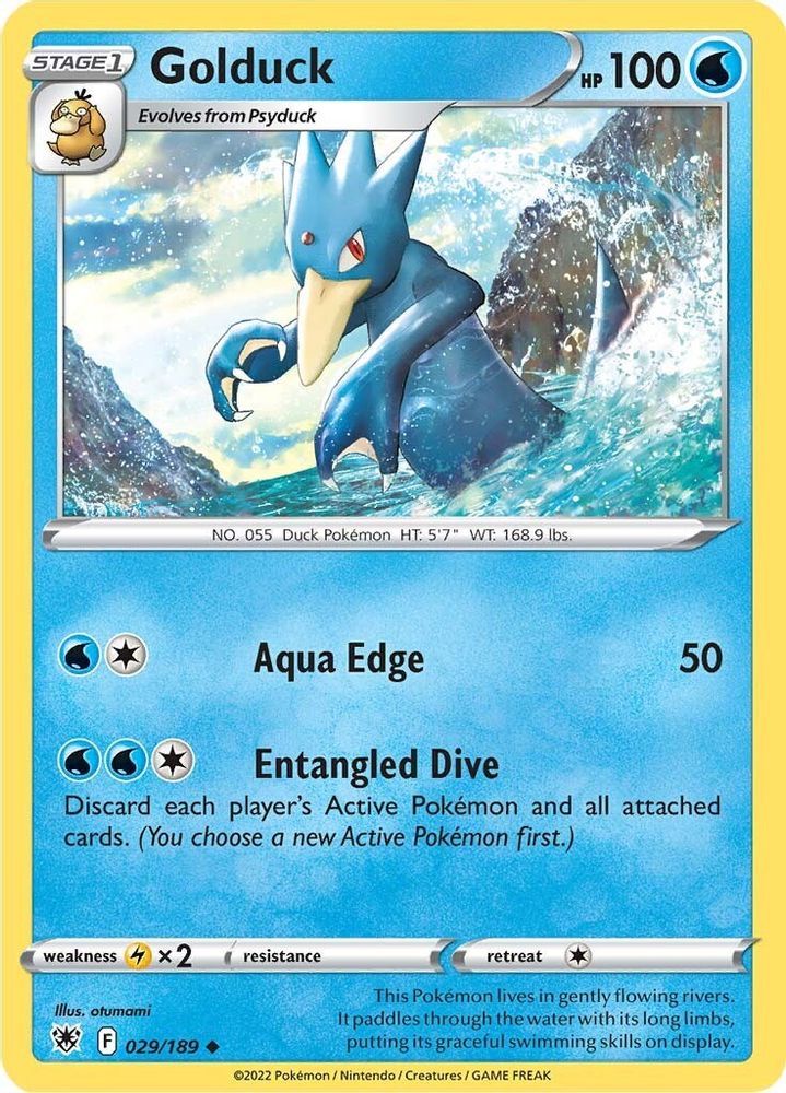 Golduck 029  SWSH10 Astral Radiance - Uncommon