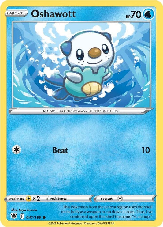 Oshawott 041  - Reverse Holofoil SWSH10 Astral Radiance - Common