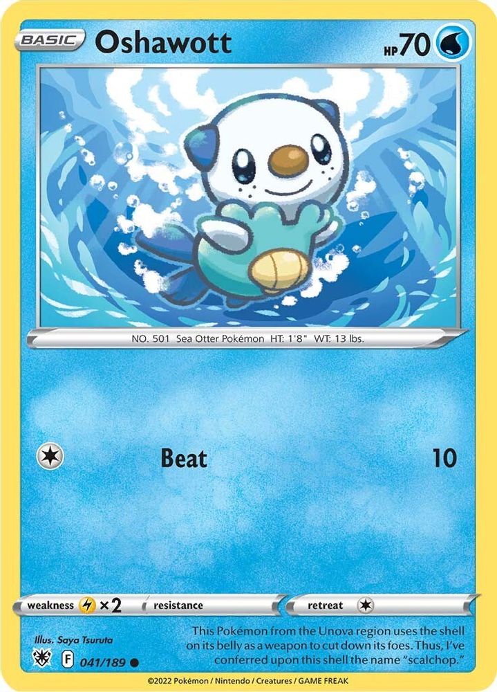Oshawott 041  SWSH10 Astral Radiance - Common