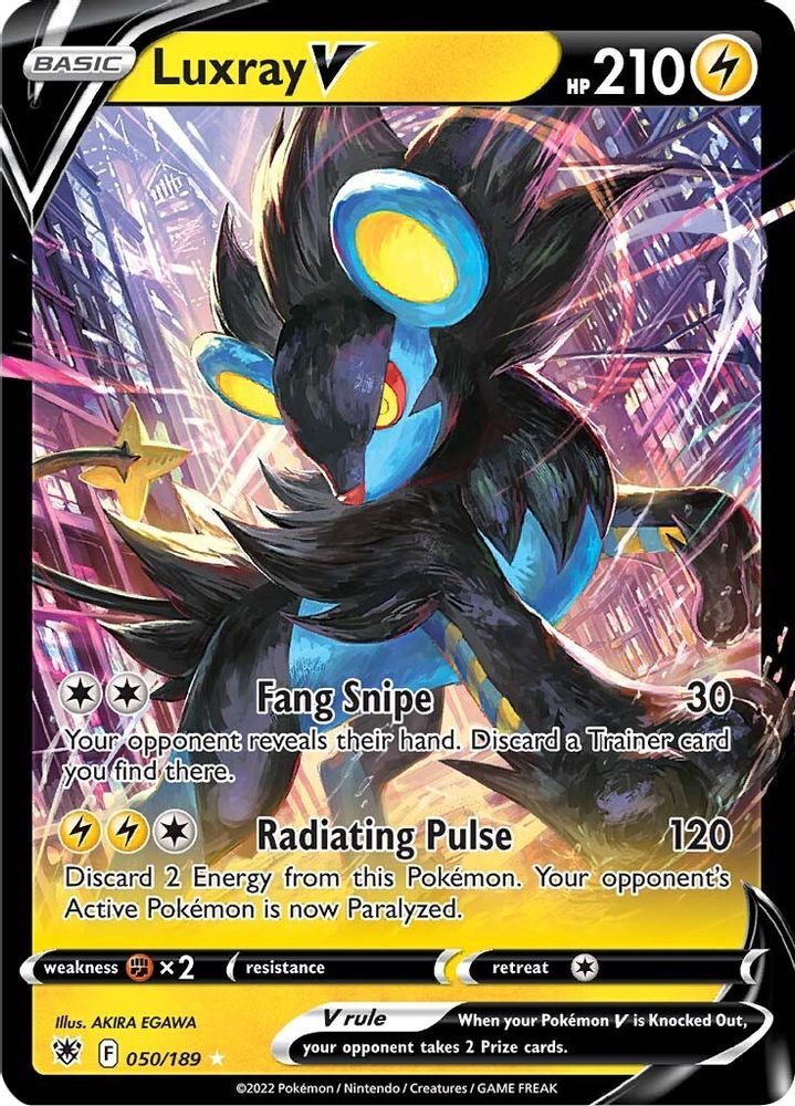 Luxray V 050  - Holofoil SWSH10 Astral Radiance - Ultra Rare
