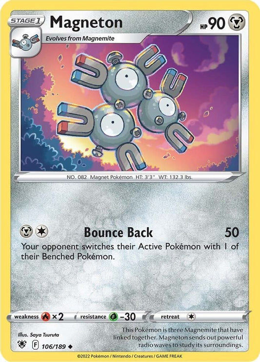 Magneton 106  - Reverse Holofoil SWSH10 Astral Radiance - Uncommon
