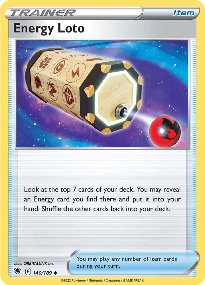 Energy Loto 140  SWSH10 Astral Radiance - Uncommon