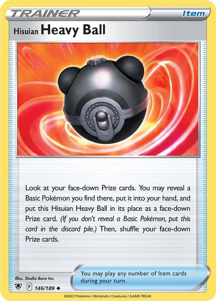 Hisuian Heavy Ball 146  SWSH10 Astral Radiance - Uncommon