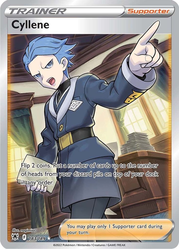 Cyllene (Full Art) 183  - Holofoil SWSH10 Astral Radiance - Ultra Rare