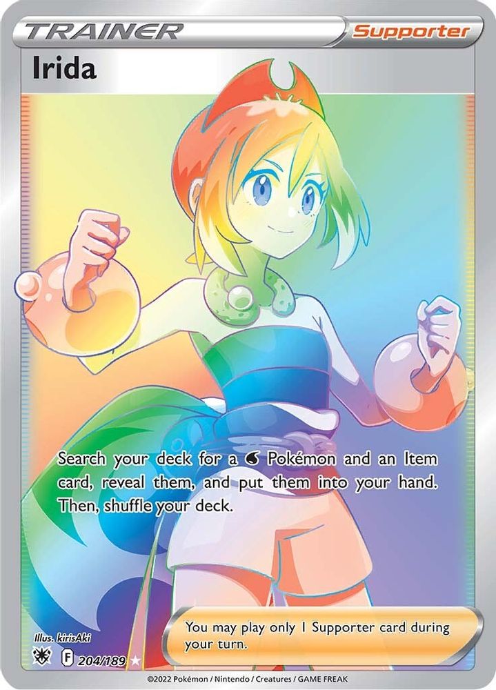 Irida (Secret) 204  - Holofoil SWSH10 Astral Radiance - Secret Rare
