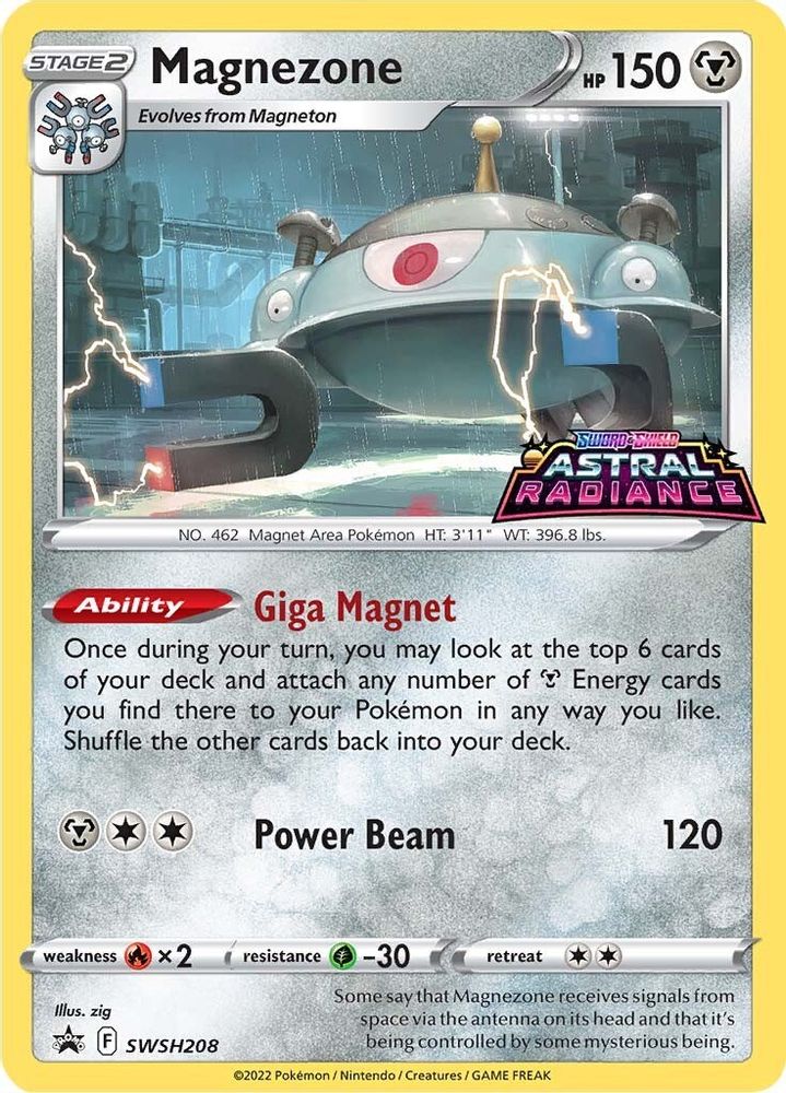 Magnezone SWSH208  - Holofoil SWSH Sword & Shield Promo Cards - Promo