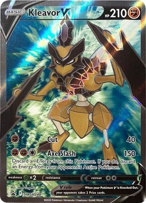 Kleavor V (Full Art) (Full Art) - SWSH248 SWSH248  - Holofoil SWSH Sword & Shield Promo Cards - Promo