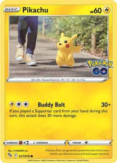 Pikachu (27) (27) 027  Pokemon GO - Common