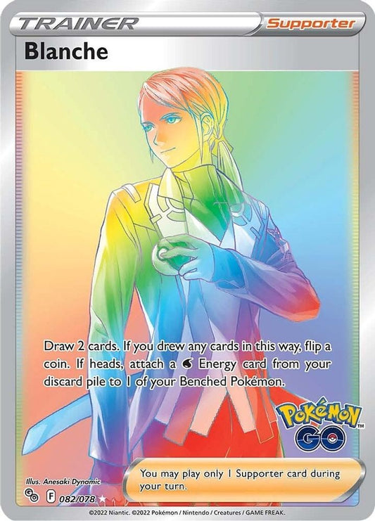 Blanche (Secret) 082  - Holofoil Pokemon GO - Secret Rare