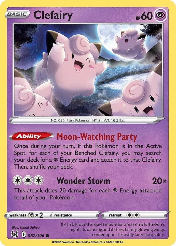 Clefairy 062  SWSH11 Lost Origin - Common