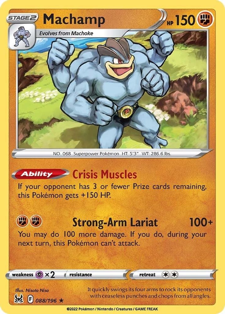 Machamp 088  - Reverse Holofoil SWSH11 Lost Origin - Holo Rare
