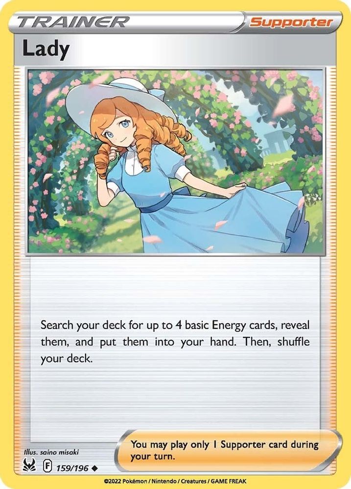 Lady 159  - Reverse Holofoil SWSH11 Lost Origin - Uncommon