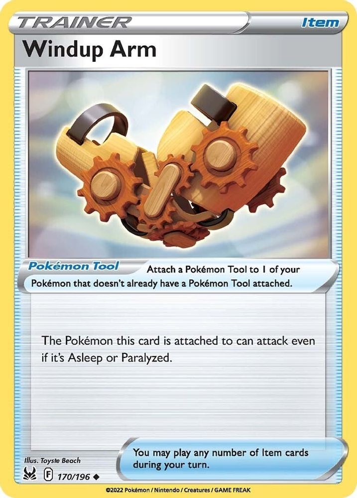 Windup Arm 170  SWSH11 Lost Origin - Uncommon