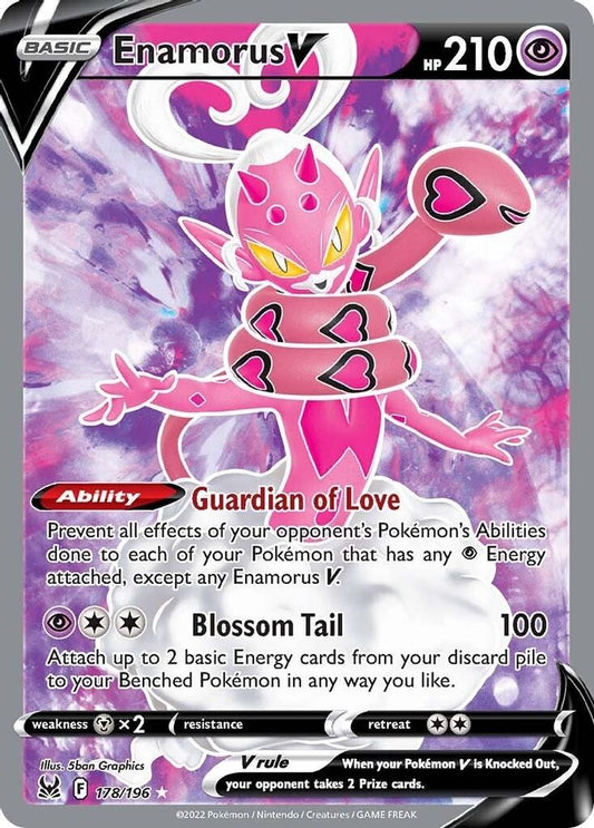 Enamorus V (Full Art) 178  - Holofoil SWSH11 Lost Origin - Ultra Rare
