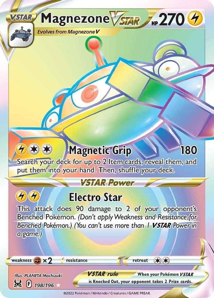 Magnezone VSTAR (Secret) 198  - Holofoil SWSH11 Lost Origin - Secret Rare